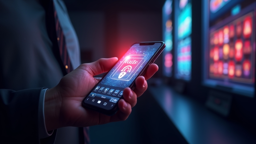 Sichere Installation der Glitzbet App auf dem Smartphone mit Schutzsymbol